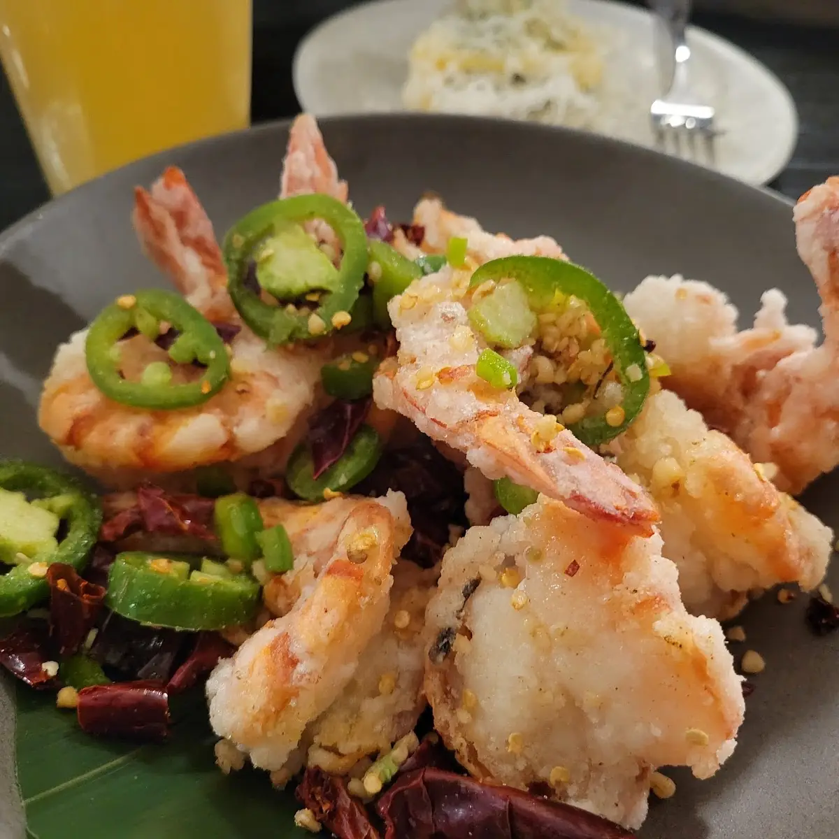 椒鹽 Salt & Pepper Prawns Tofu